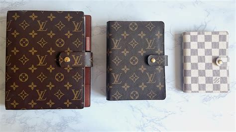 louis vuitton agenda size comparison|louis vuitton agenda paper.